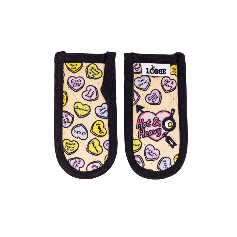 Conversation Heart Handle Holders Set of Two