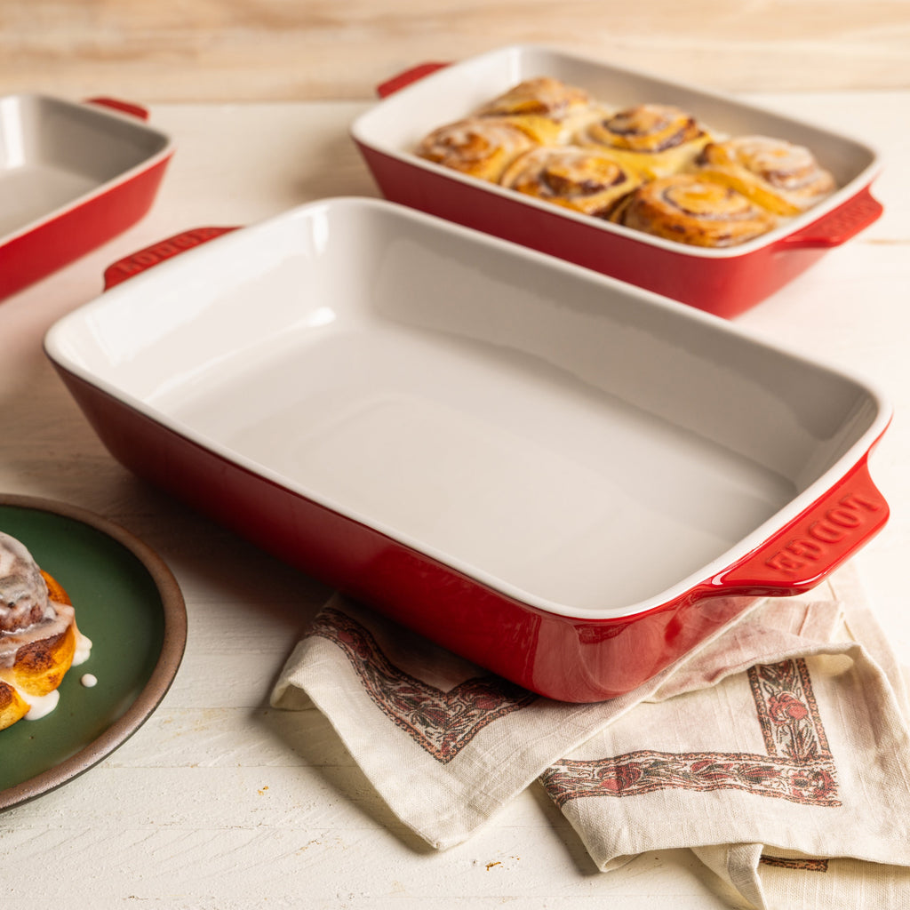 Large Stoneware Casserole Dish 13 x 9 Inch