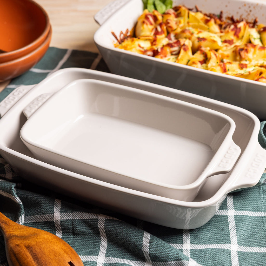 Small Stoneware Casserole Dish 9 x 6 Inch