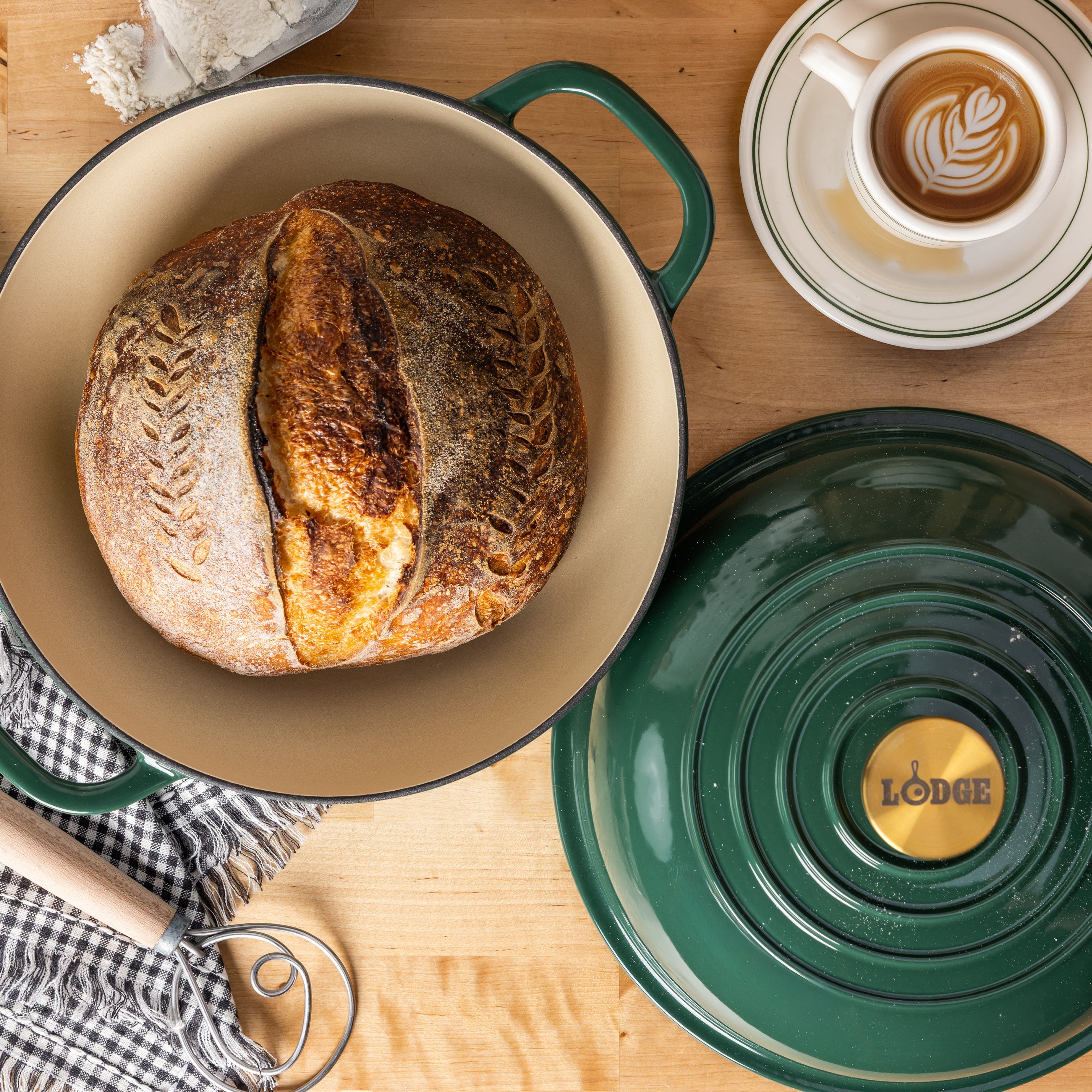 10.35 Inch Enameled Cast Iron Bread Oven
