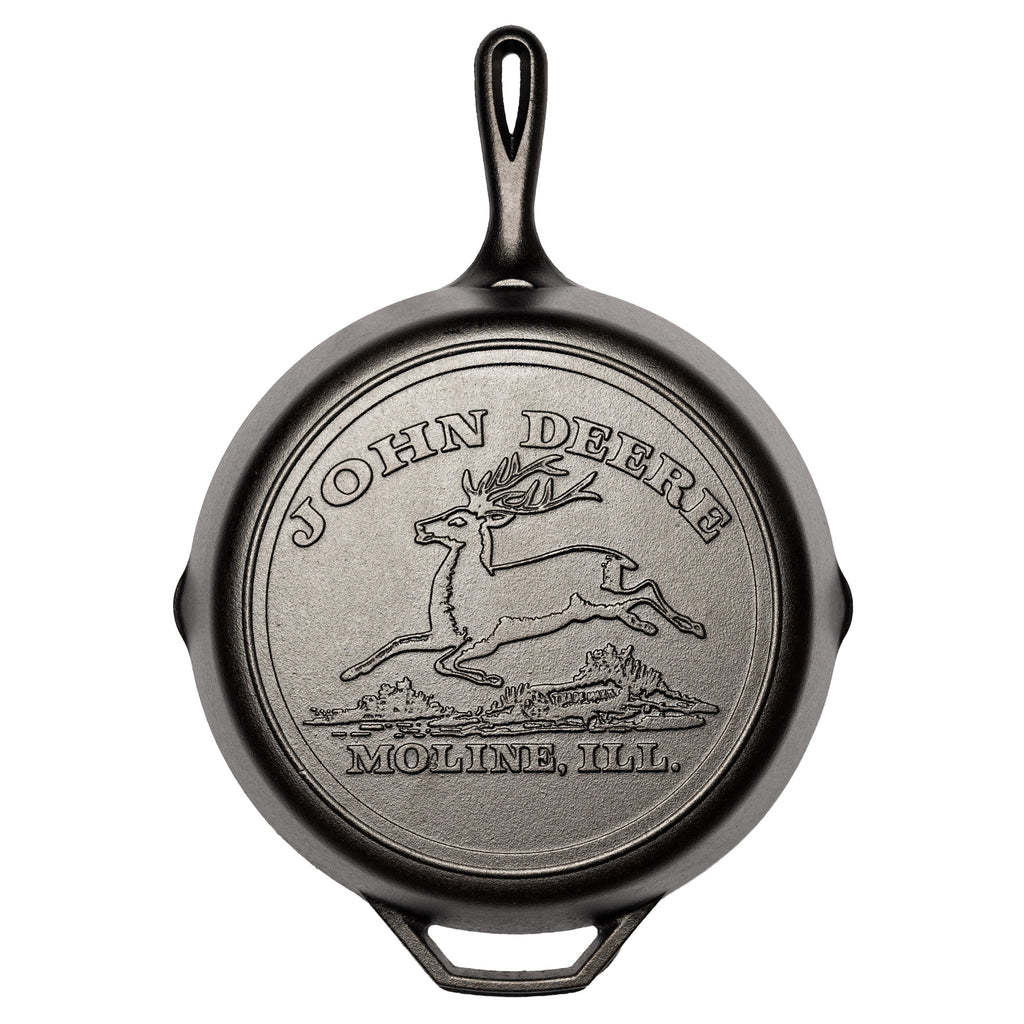 12 Inch Seasoned Cast Iron Skillet John Deere Hometown