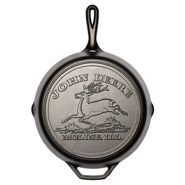 12 Inch Seasoned Cast Iron Skillet John Deere Hometown