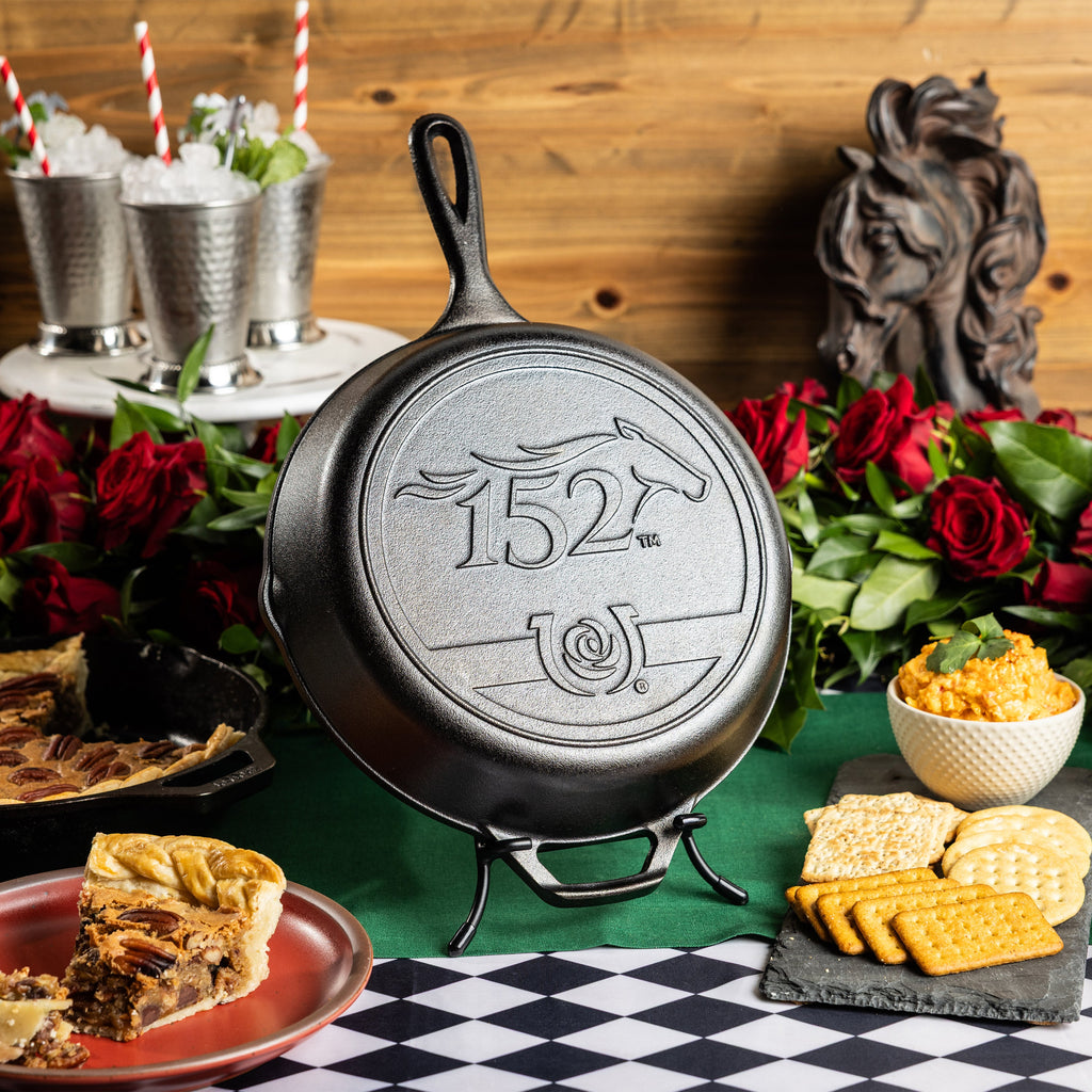 10.25 Inch Seasoned Cast Iron Kentucky Derby Skillet