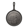 10.5 Inch Seasoned Cast Iron Griddle John Deere Tractor
