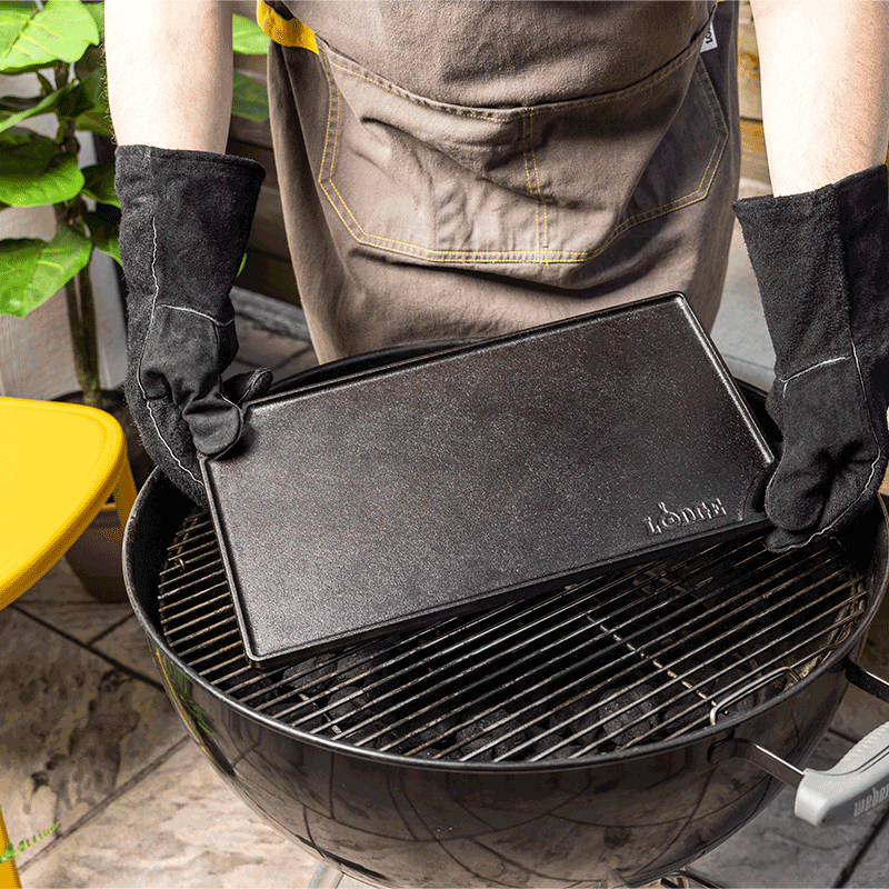 16.75 x 9.5 Inch Double Play Reversible Grill\/Griddle