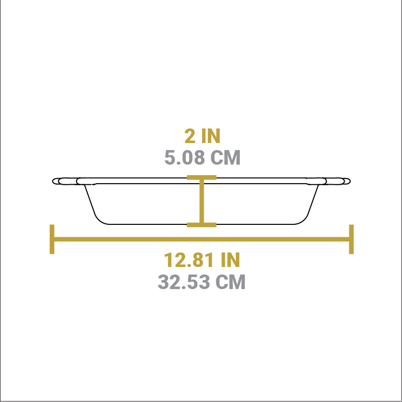 10.25 Inch Seasoned Cast Iron Baker's Skillet