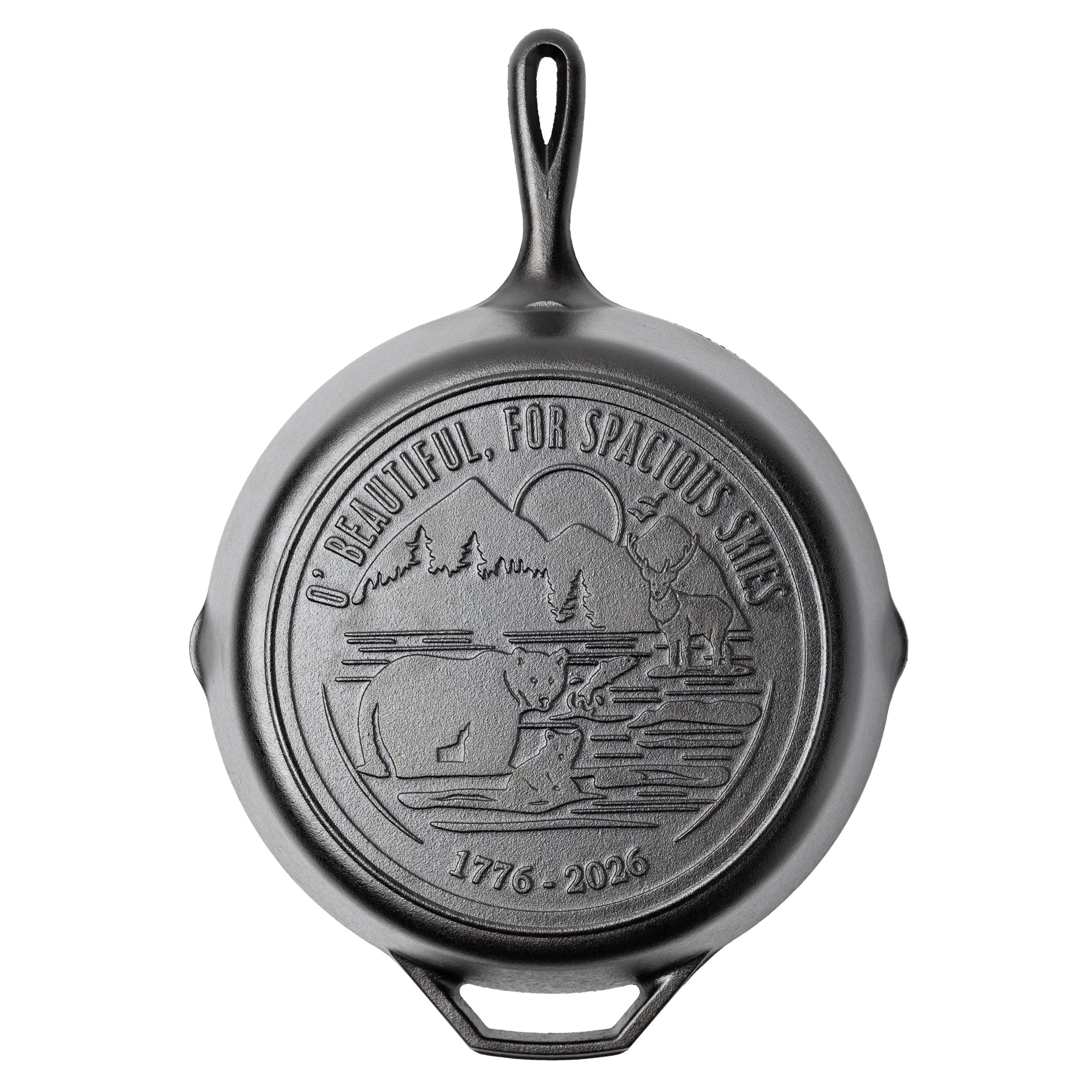 Lodge 12 Inch Seasoned Cast Iron Skillet Spacious Skies