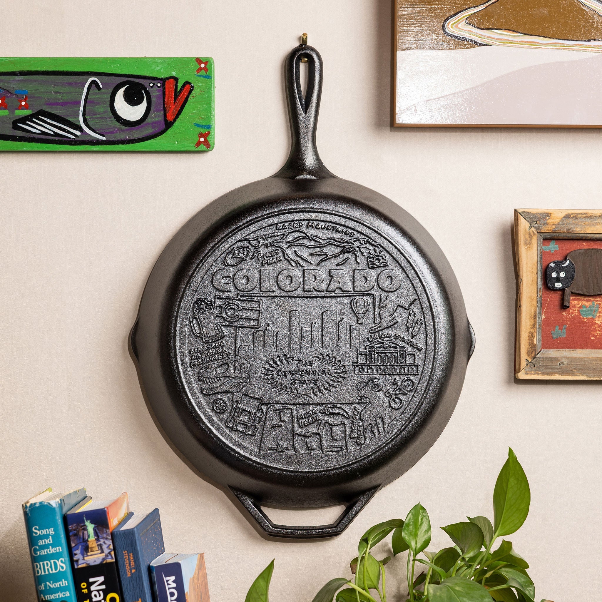 American Road Trip: 12 Inch Seasoned Cast Iron Skillet Colorado