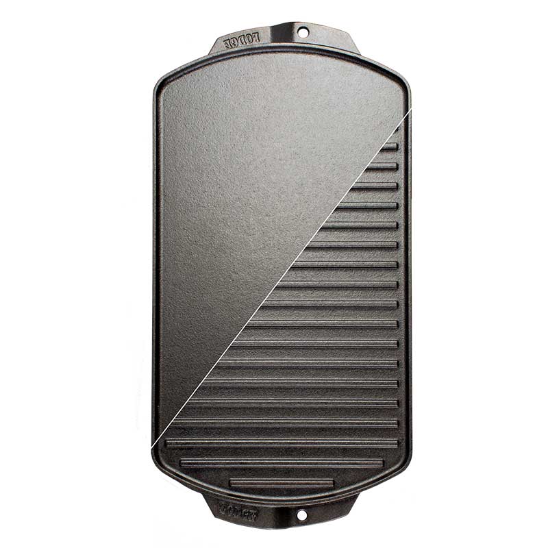 19 x 9.5 Inch Seasoned Cast Iron Reversible Grill\/Griddle