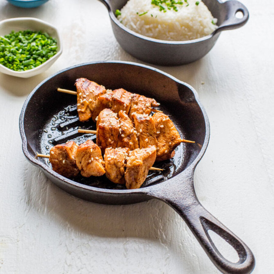Round Cast Iron Grill Pan