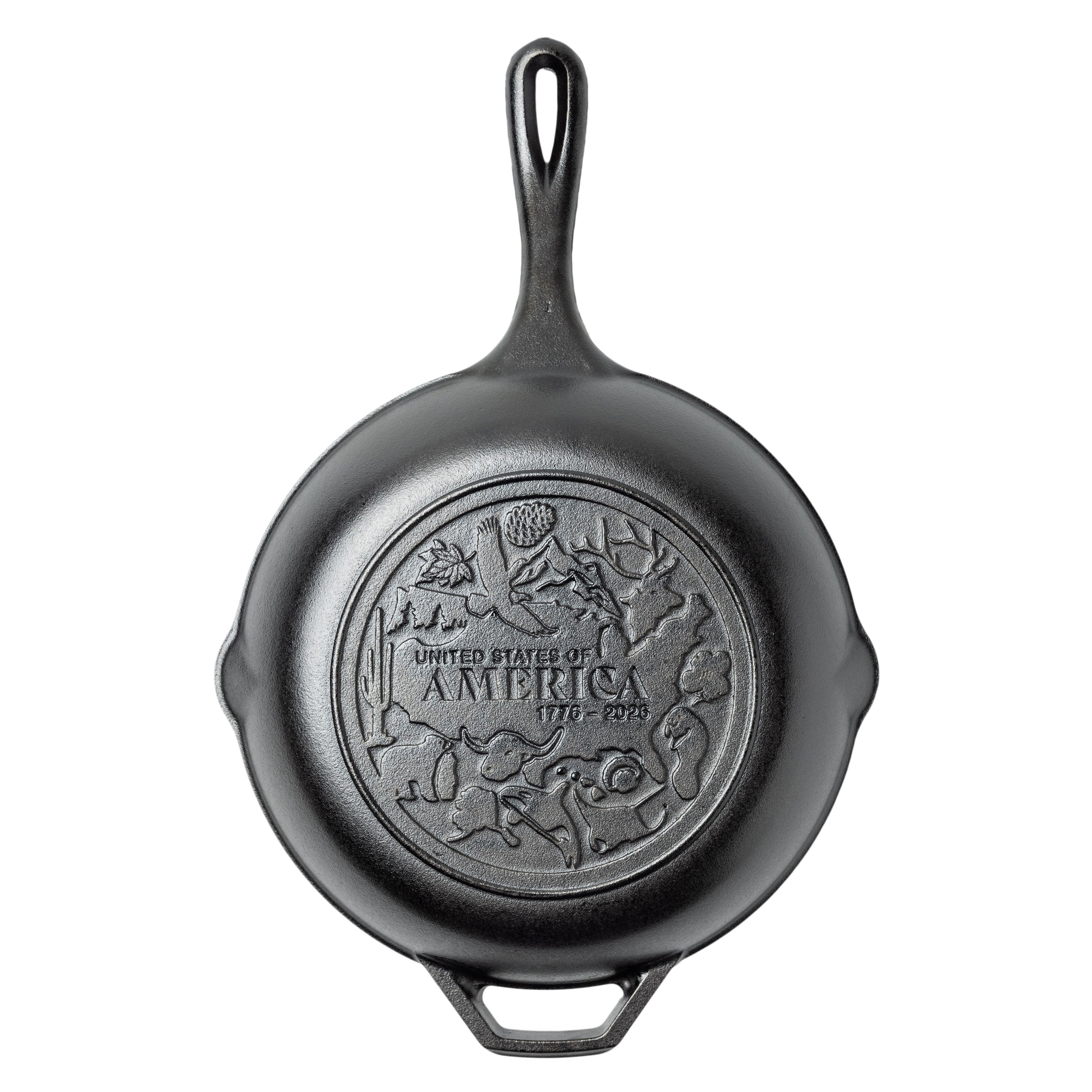 Lodge Chef Collection 10 Inch Seasoned Cast Iron Skillet USA Frontier