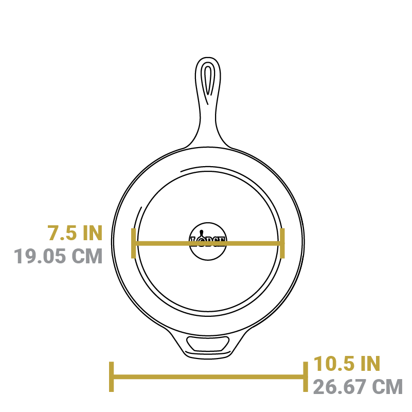 3.2 Quart Seasoned Cast Iron Combo Cooker