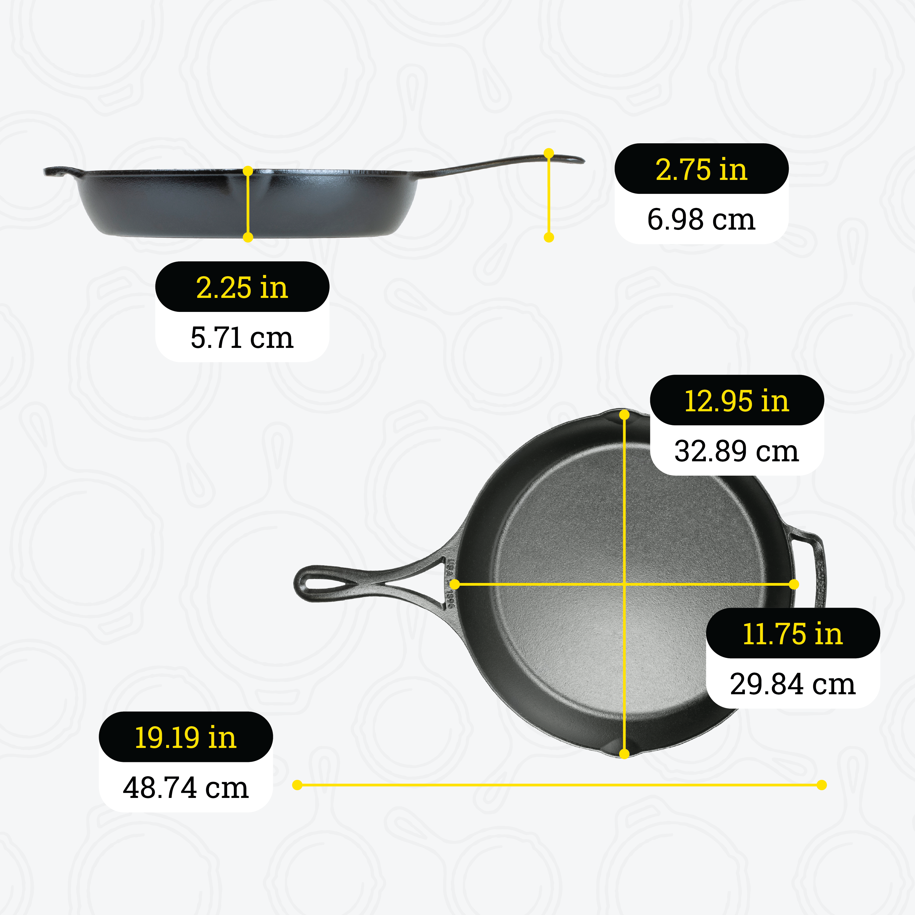 Blacklock Lightweight Skillet