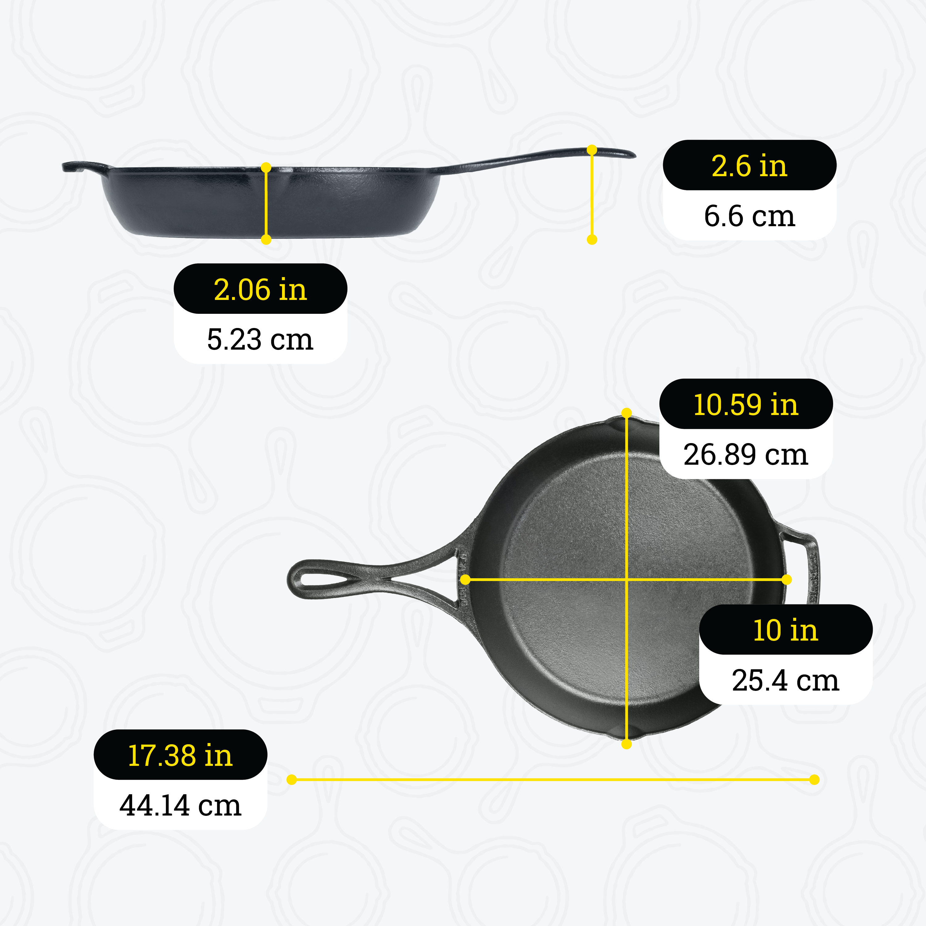 Blacklock Lightweight Skillet