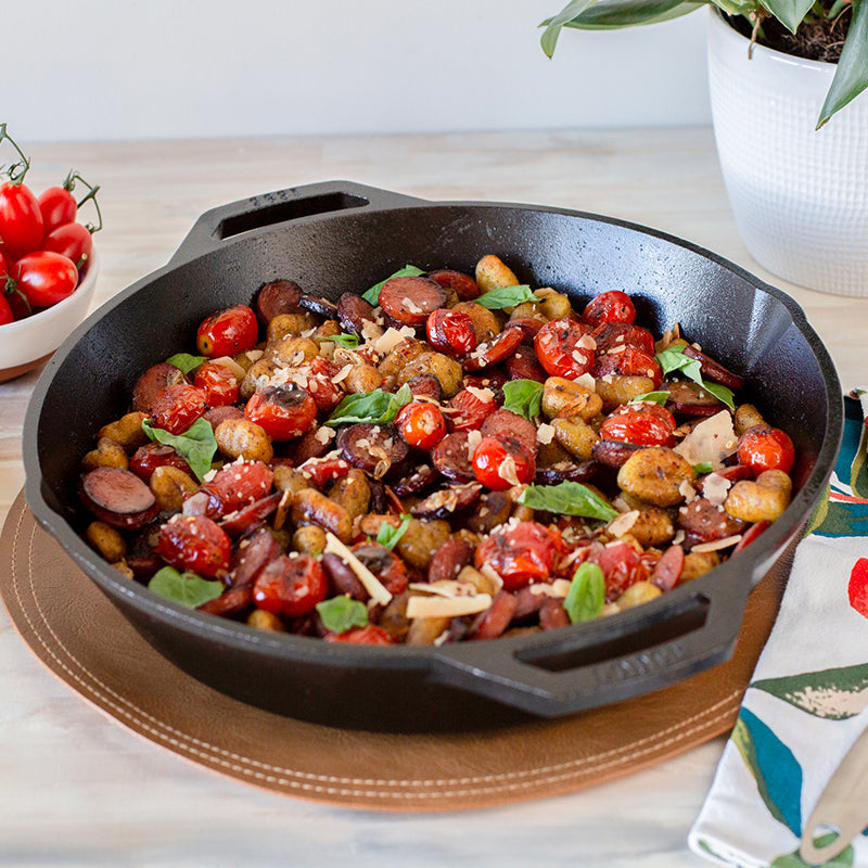 Cast Iron Dual-Handle Pan