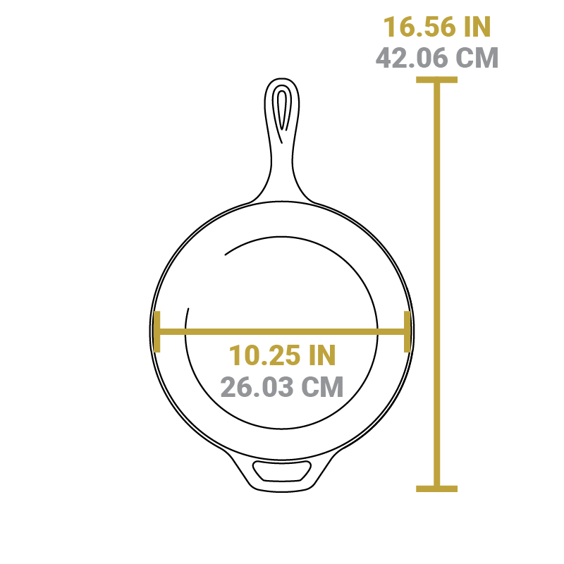 Cast Iron Deep Skillet